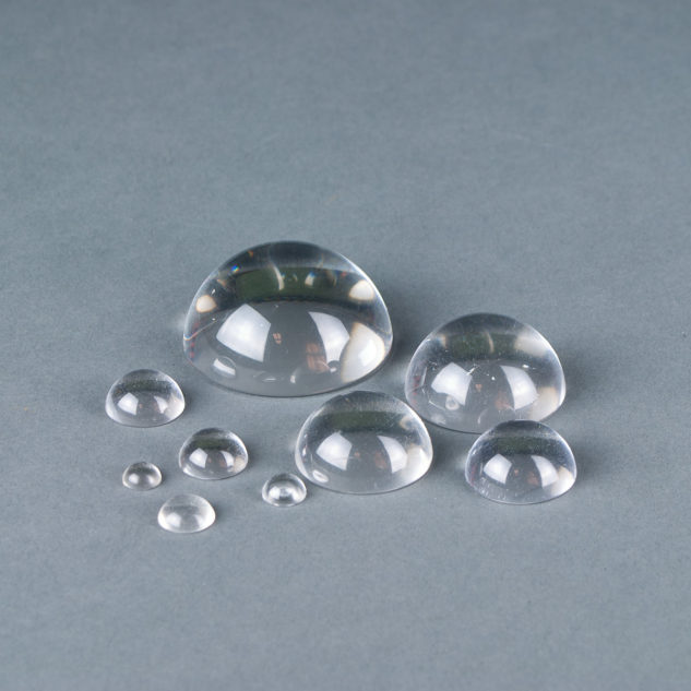 Clear acrylic cabochon