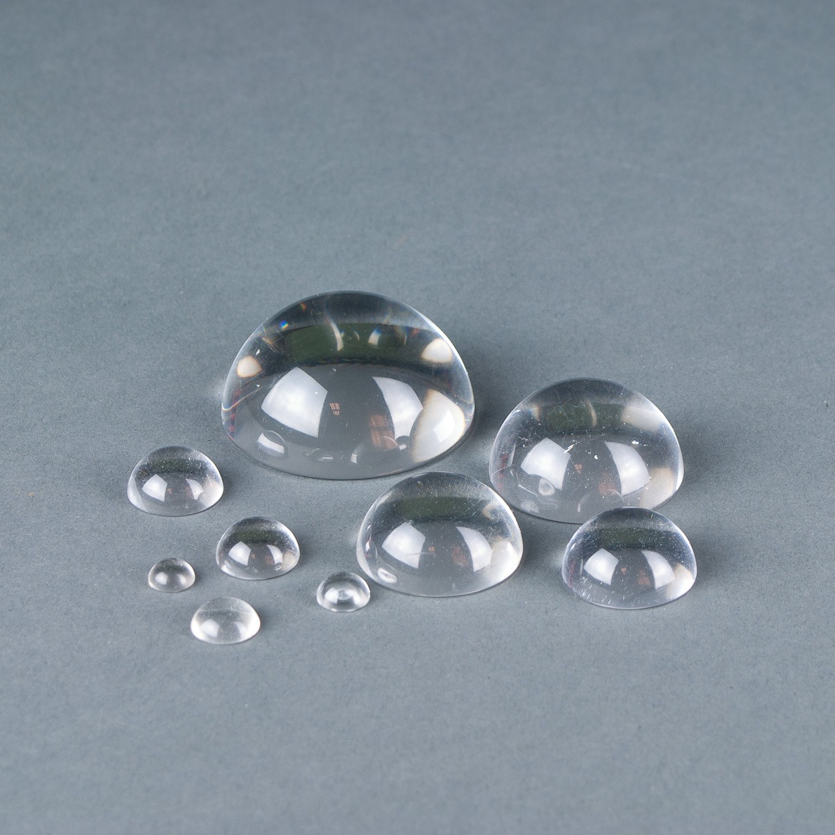 Clear acrylic cabochon