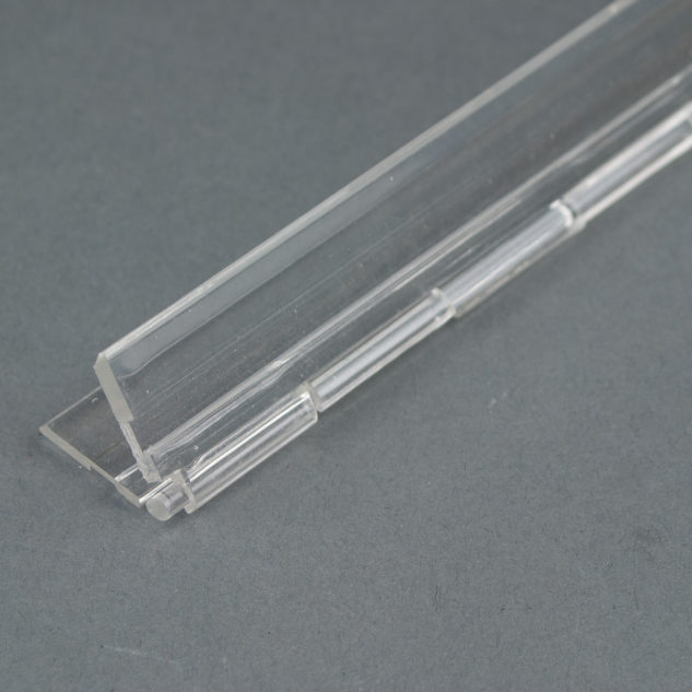 Piano Style Clear Acrylic Hinge