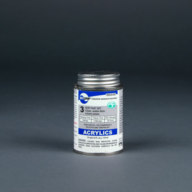Weld-On 3 Cement Solvent 1/4 pint (4oz.)