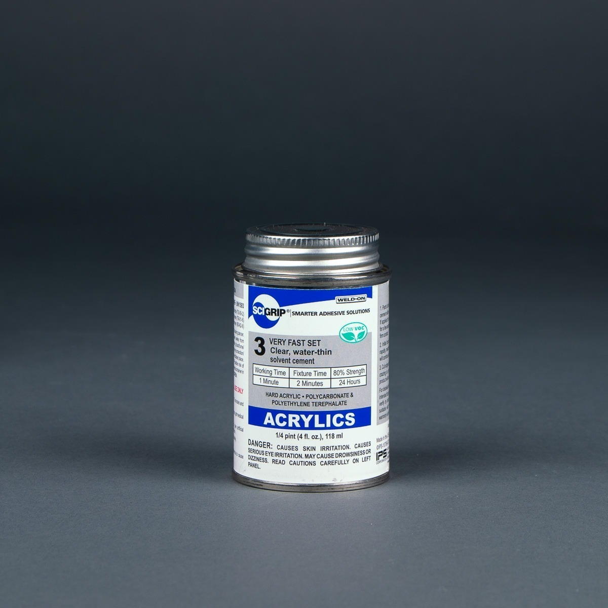 Weld-On 3 Cement Solvent 1/4 pint (4oz.)