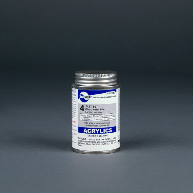 SCIGRIP Weld-On 4 Acrylic Solvent Cement 1/4 pint