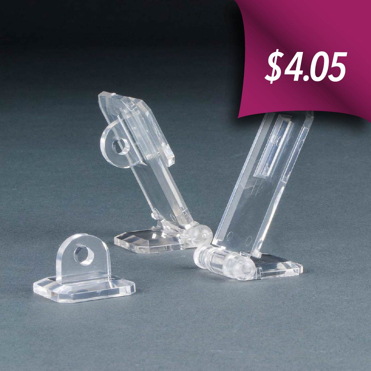 Craftics clear acrylic pin-style hasp