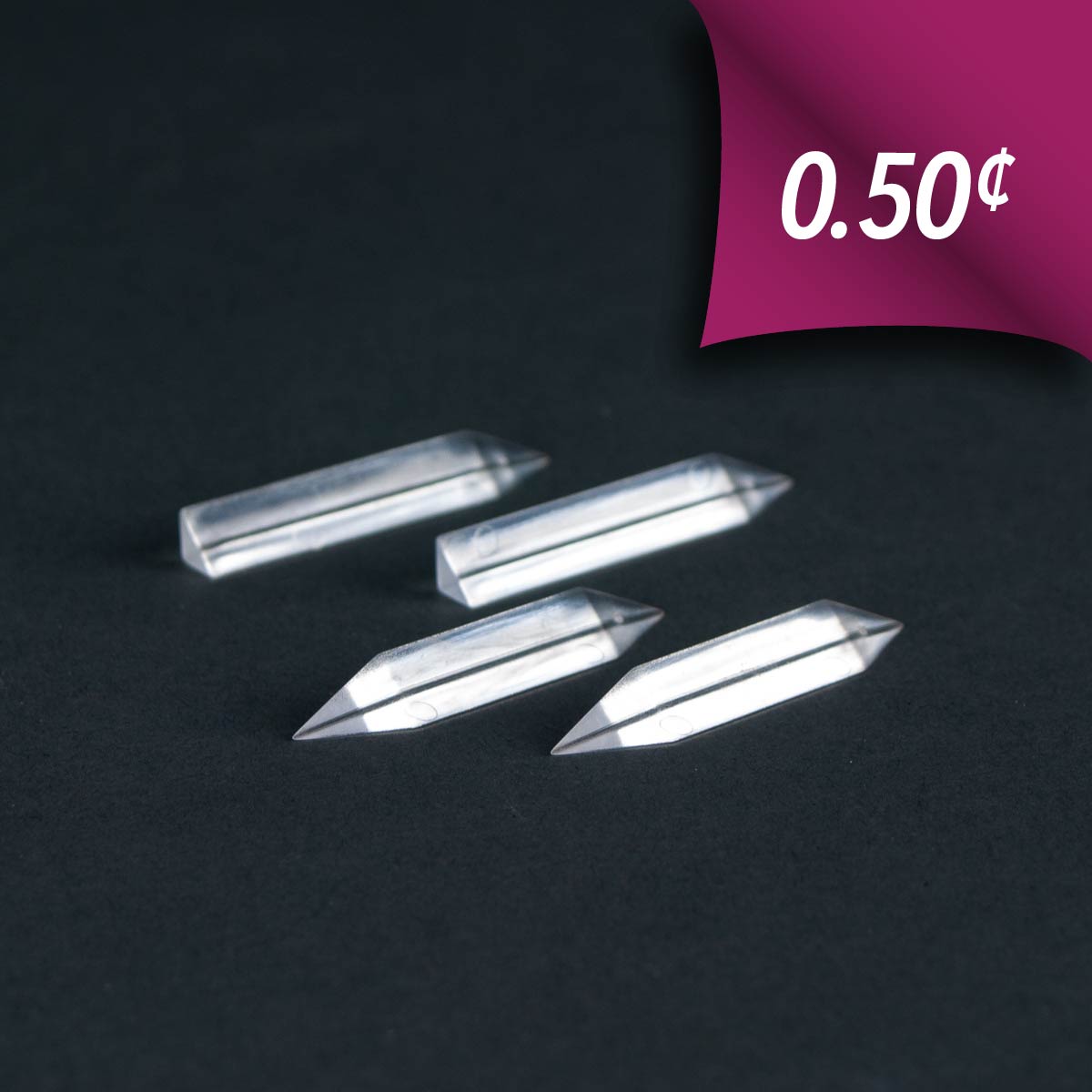 Craftics clear acrylic sonnex tapered end blocks