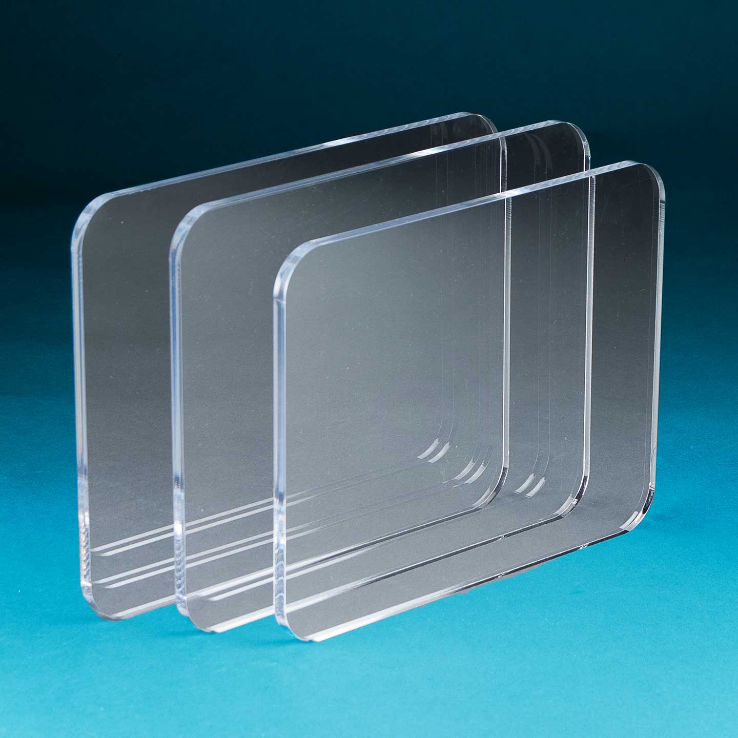 Fabrication services: radiused corners and flame polished plastic edges
